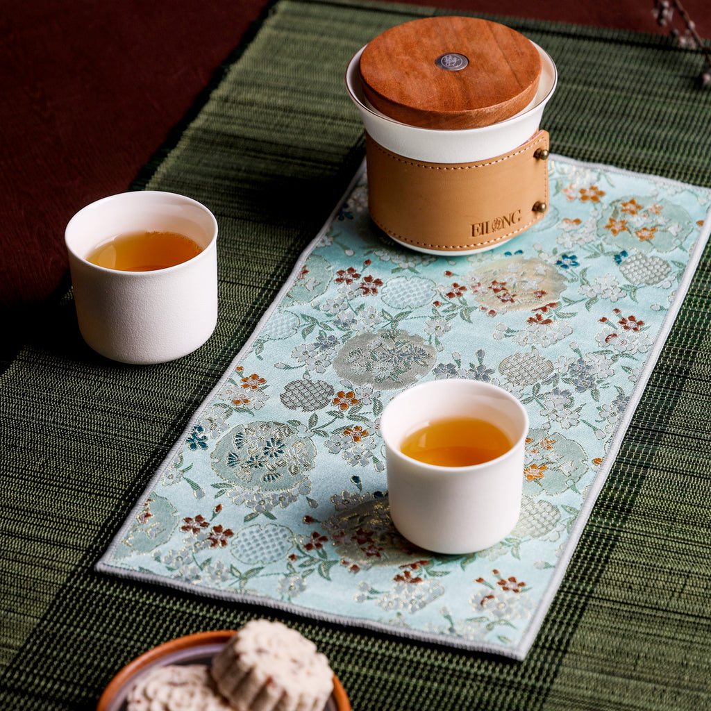 Floral Stitchery Tea Mat 9