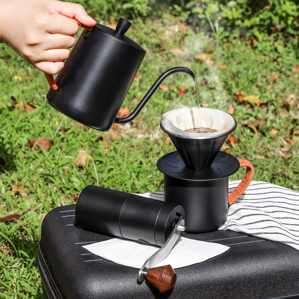 Portable Coffee Brewing Travel Set 5