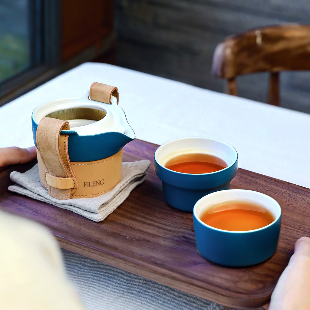 Modern Style Teapot Set-Traveler sharing set 2