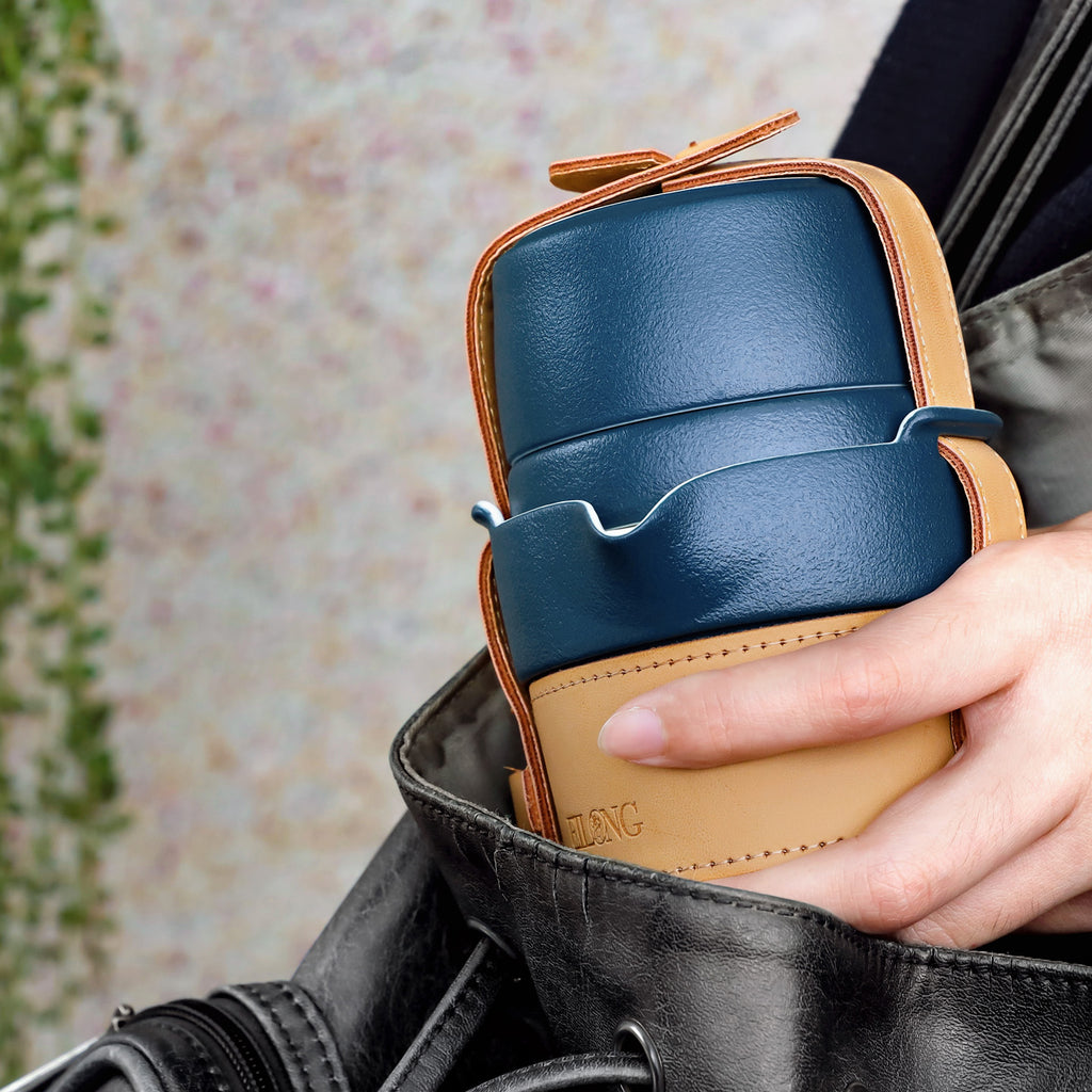 Stylish Travel Teapot Set-Traveler Bag Set
