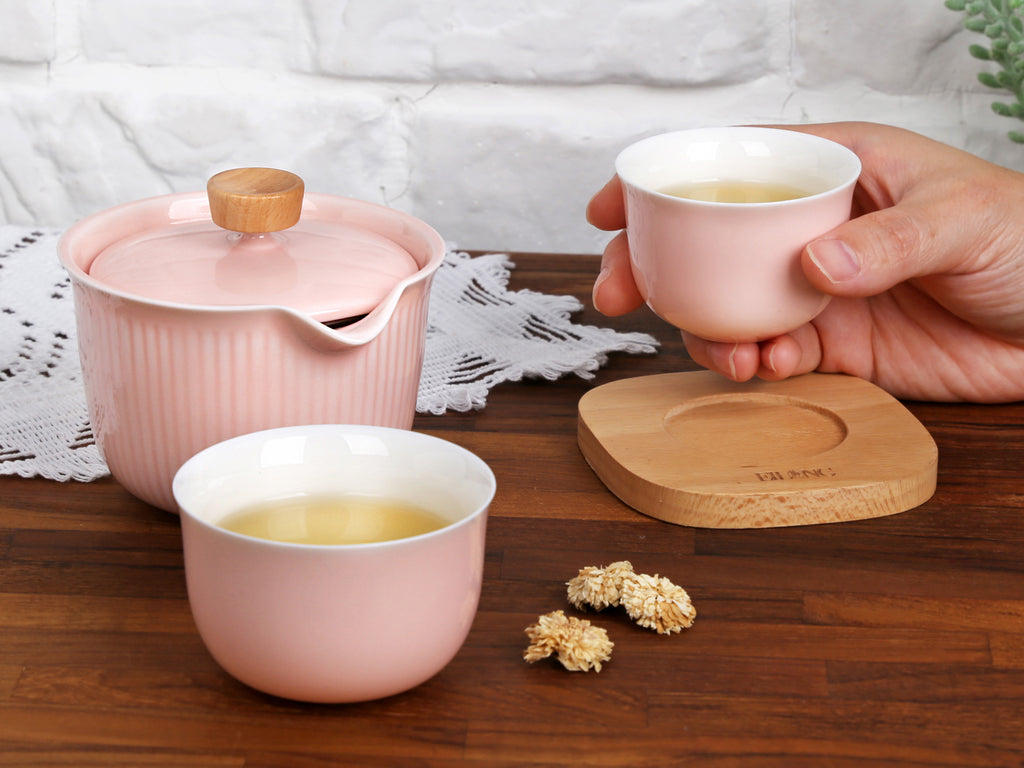 Cute Teapot Set-Burnt Cream Sharing Set 07