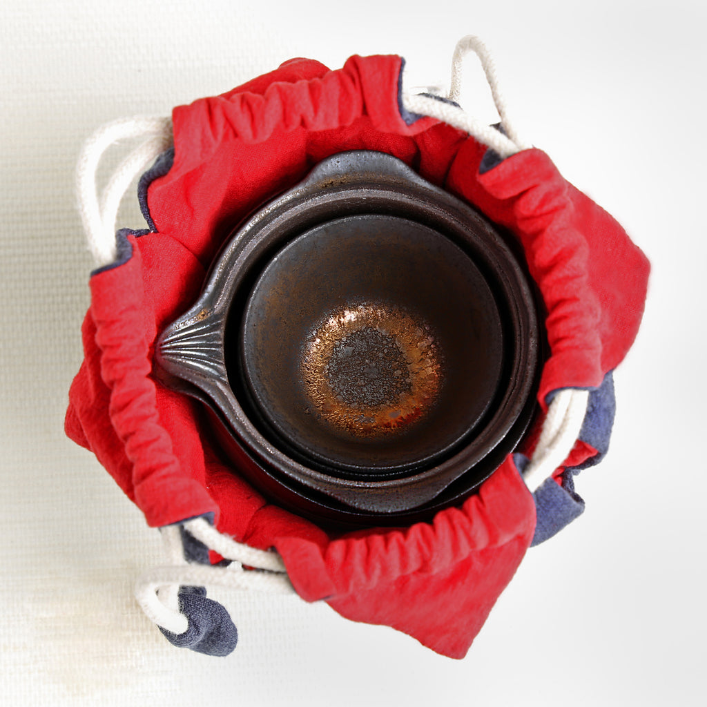 Chinese Teapot Set-Iron Glaze Travel Set 01 6