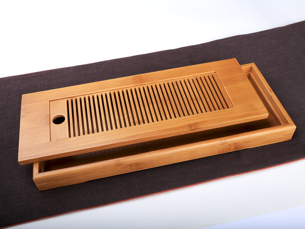 Japanese Style Bamboo Tea Tray-Rectangular 01