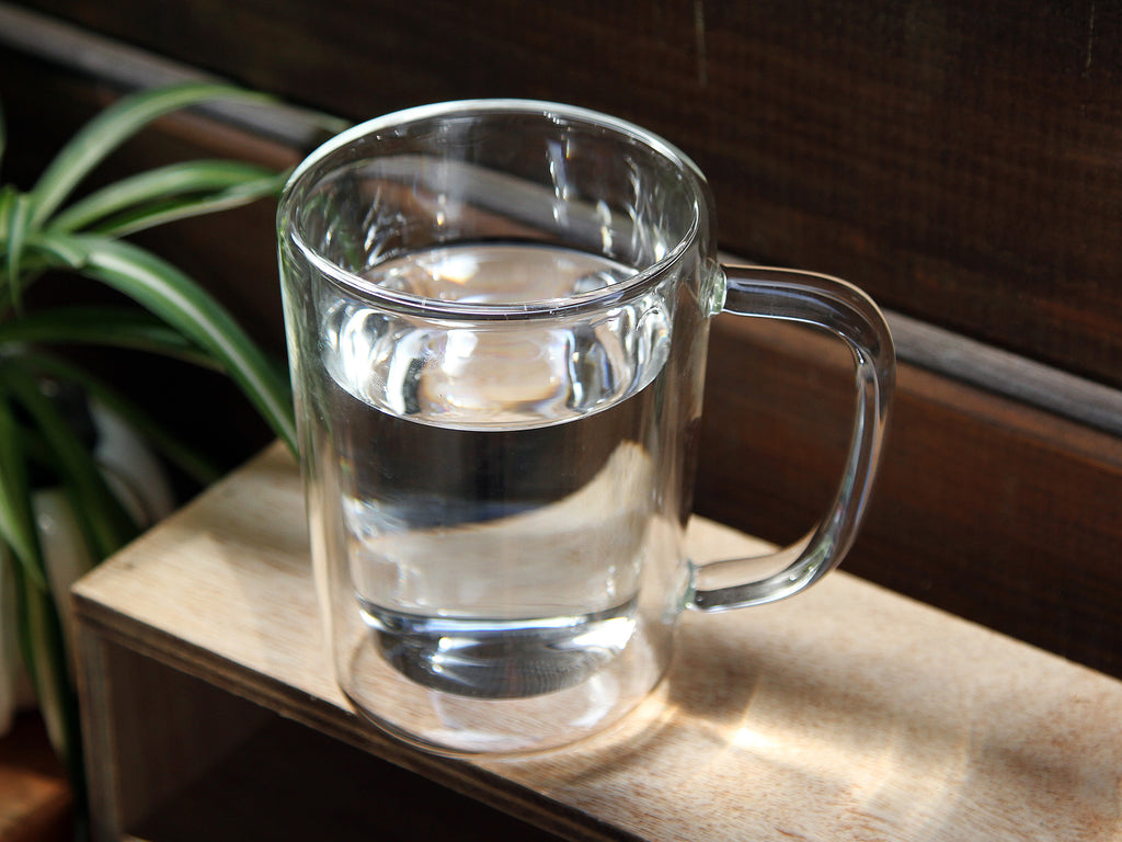 Clear Glass Coffee Cup-Double Wall Cup 350ml 05