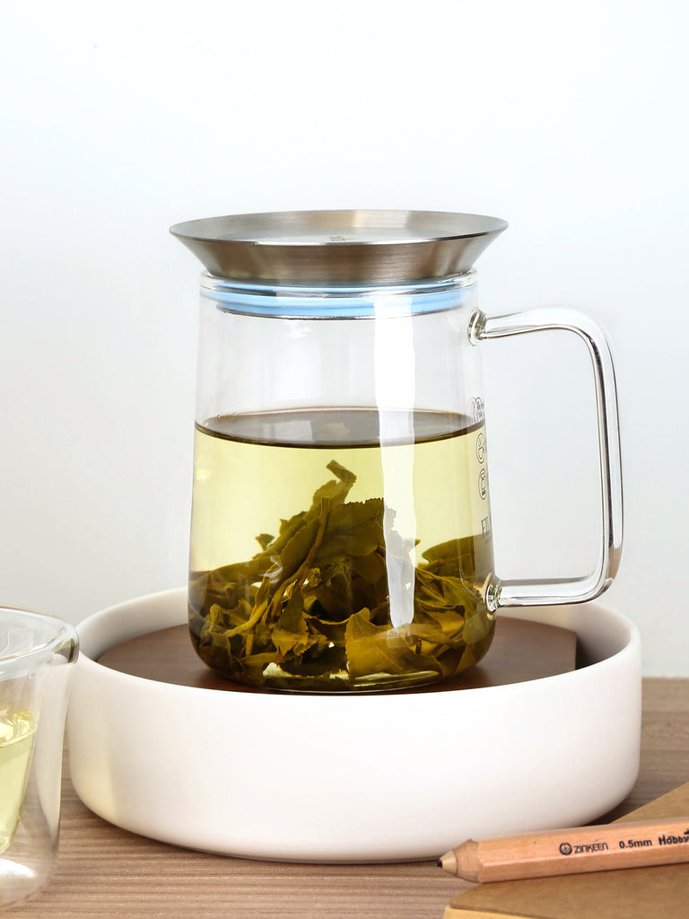 Clear Teapot-Tea Life 360 Glass Teapot 21oz 6