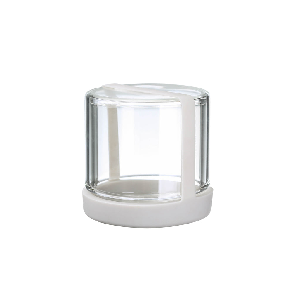Small Glass Jar with Lid-Mini Portable Jar 70ml gray