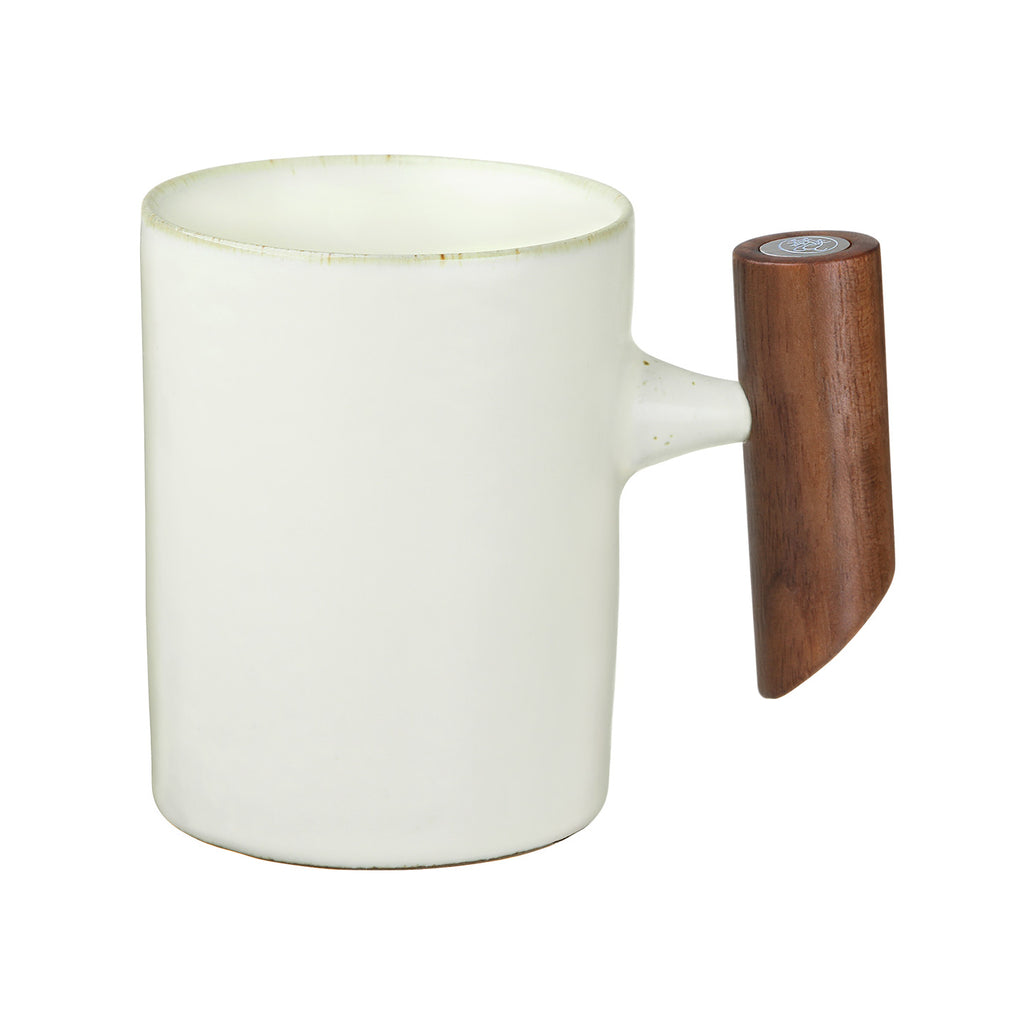 Ceramic Coffee Mug-Art Yellow Glaze straight