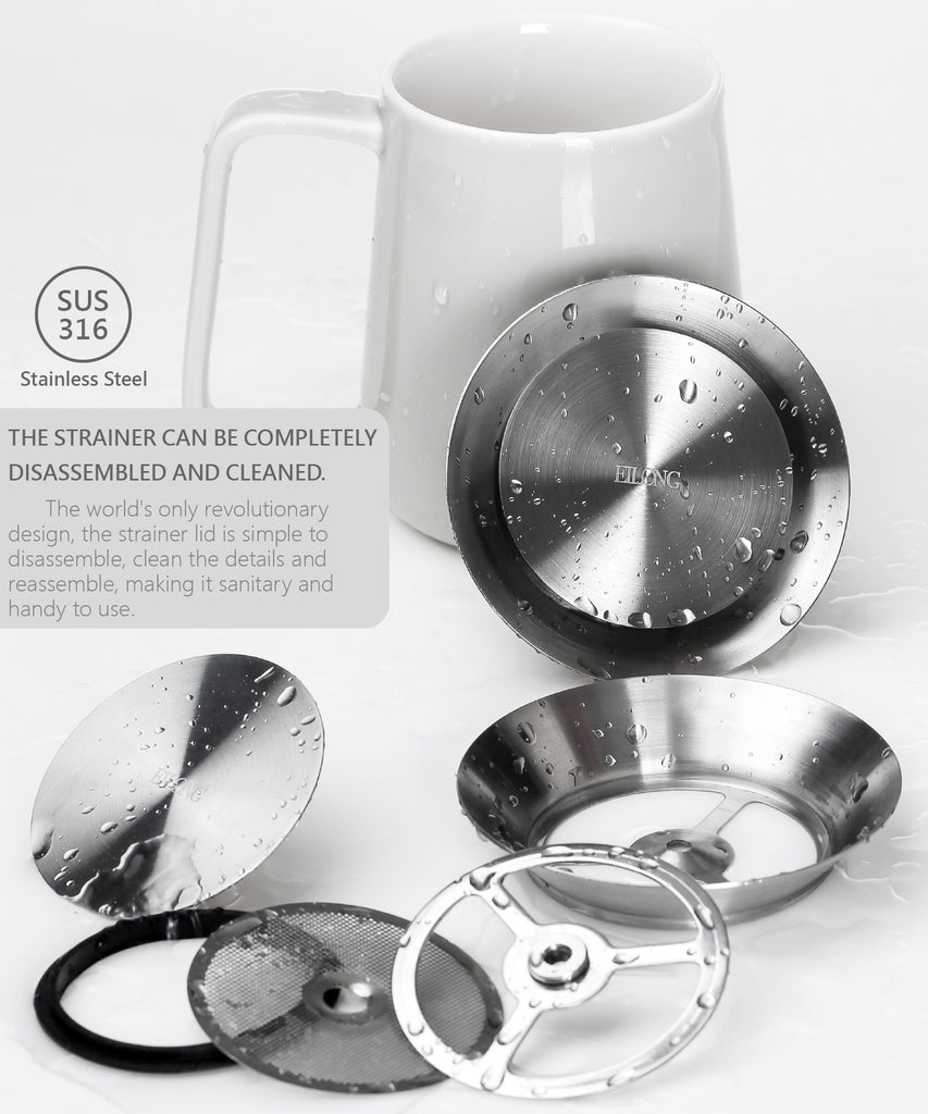 ceramic teapot with filter-tea life 360 teapot 15oz 2