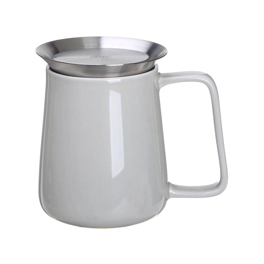 ceramic teapot with filter-tea life 360 gray 15oz