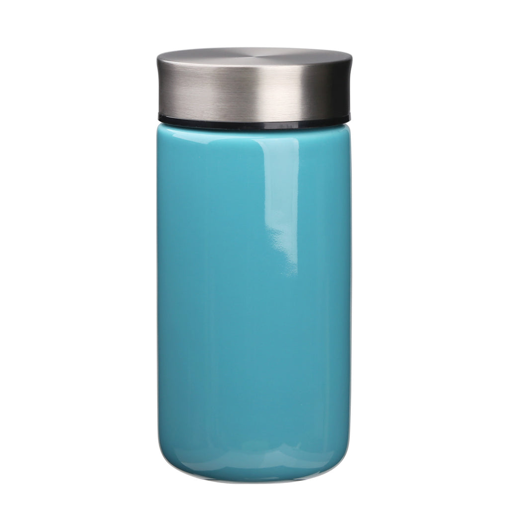 Ceramic Water Bottle-Traveller Bottle with Filter blue