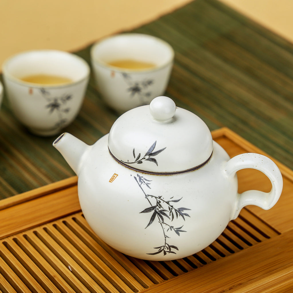 Chinese Teapot-Art Yellow Glaze Teapot 8