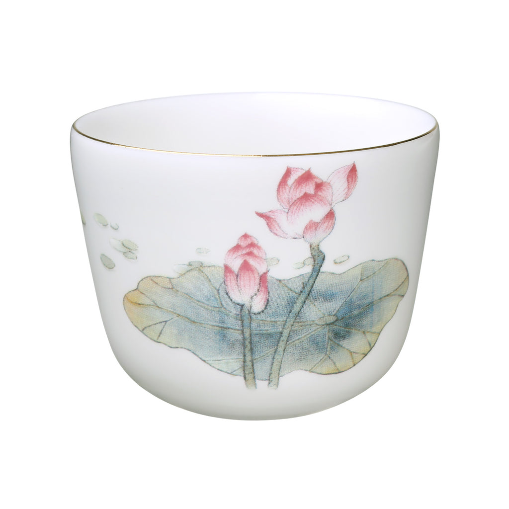 Chinese Tea Cup-Summer Lotus Pond Cup