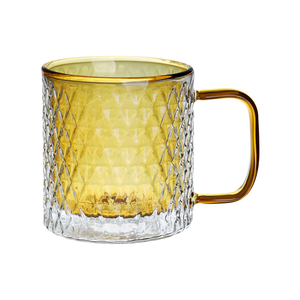 Glass Coffee Mug-Eternal Double Wall Mug 11oz gold