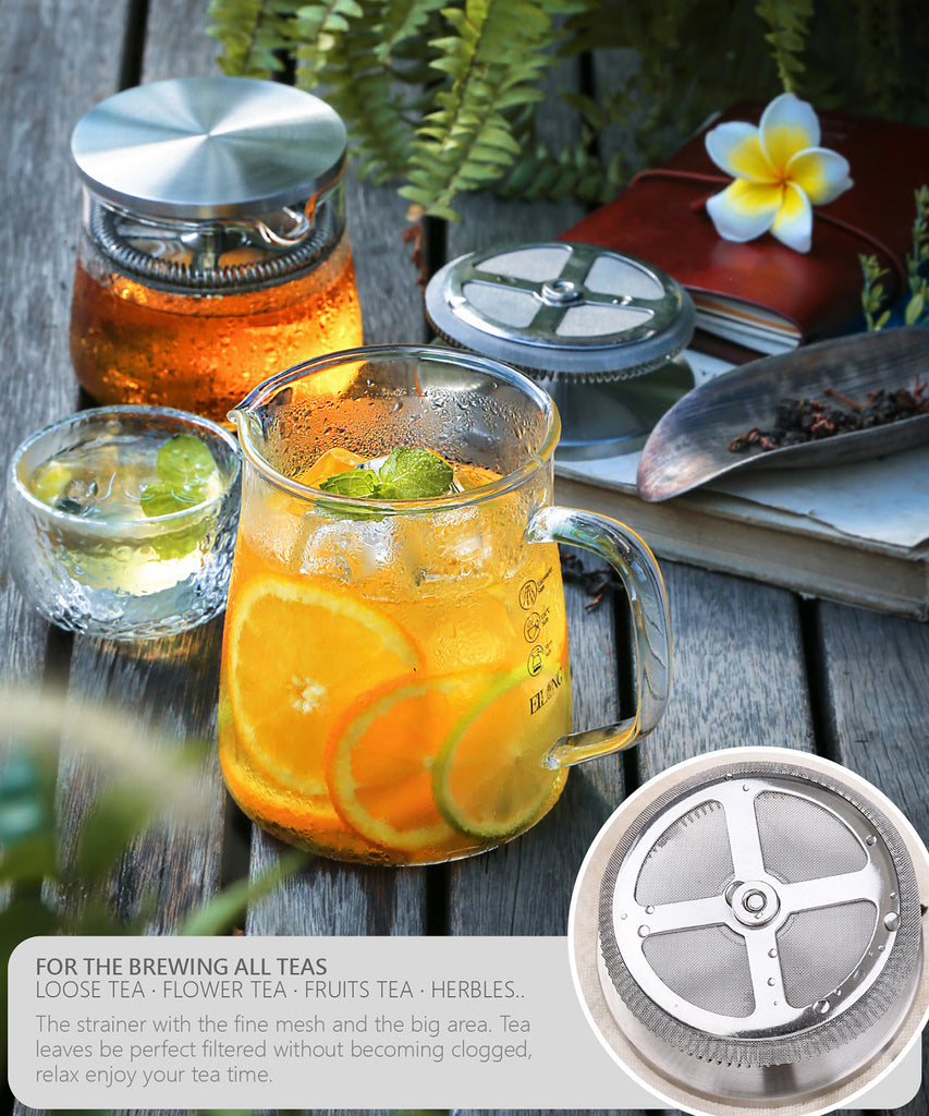 Borosilicate Glass Teapot-Flat Top Teapot 04