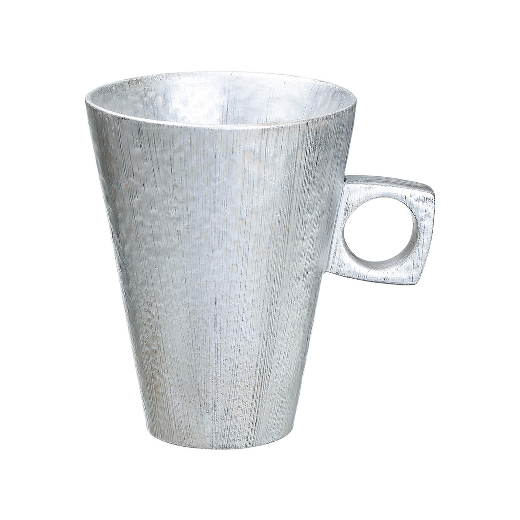 Handmade Ceramic Mug-Silver Glaze Modern