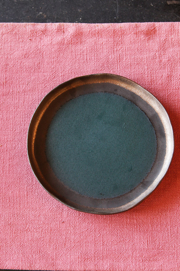 handmade pottery tray-Solar Tea Tray 01