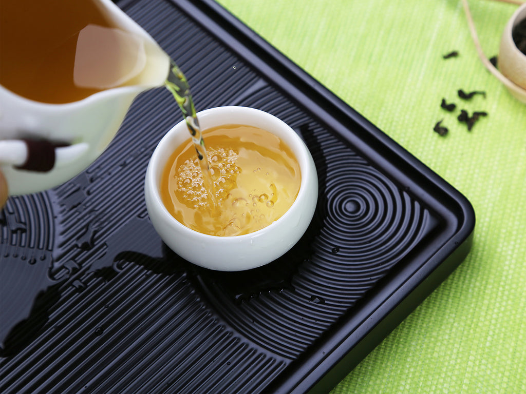 Japanese kung fu tea tray-Water Ripples 01