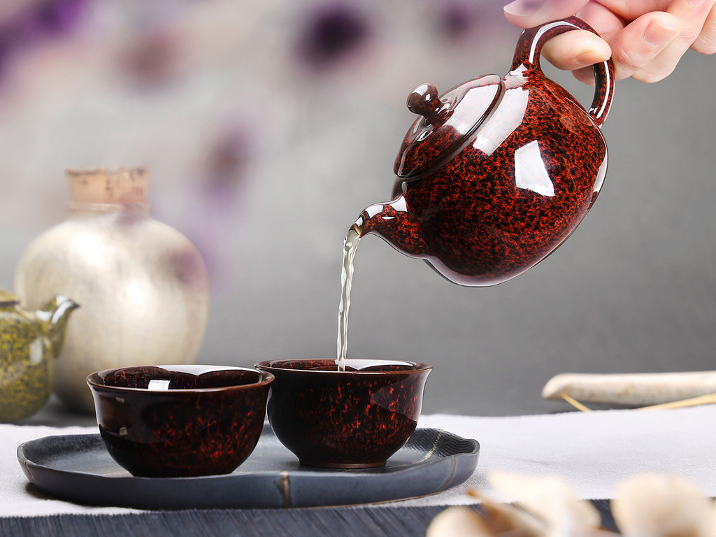 Chinese Ceramic Tea Cup-Temmoku Glaze Cup 2