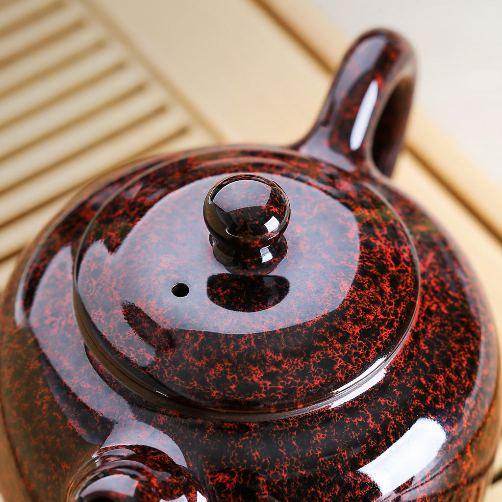 Chinese Ceramic Teapot-Temmoku Glaze 2