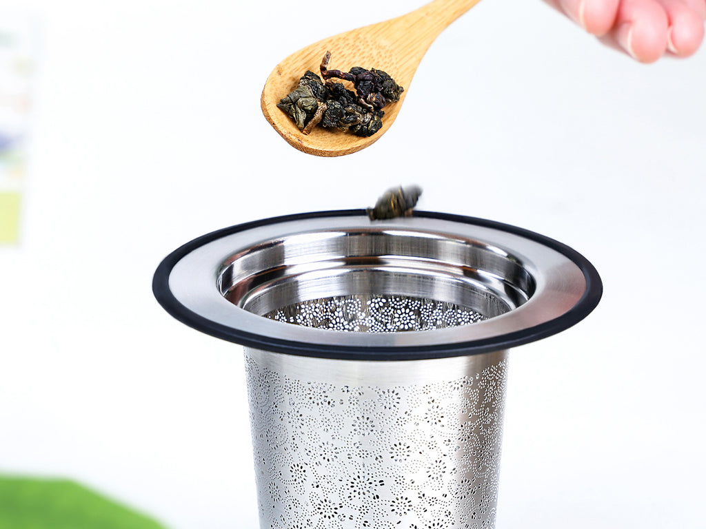 luxury stainless steel tea infuser-Aurora Tea Infuser 01