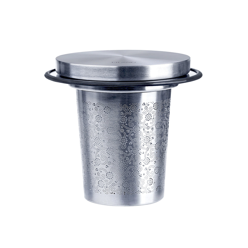 luxury stainless steel tea infuser-Aurora Tea Infuser Silver