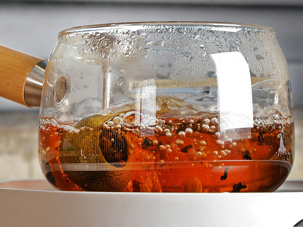 Tea Maker-Simple Thermometer Glass Pot 4