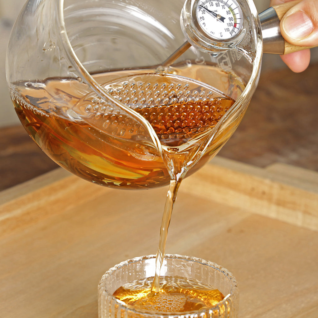 Tea Maker-Simple Thermometer Glass Pot 2