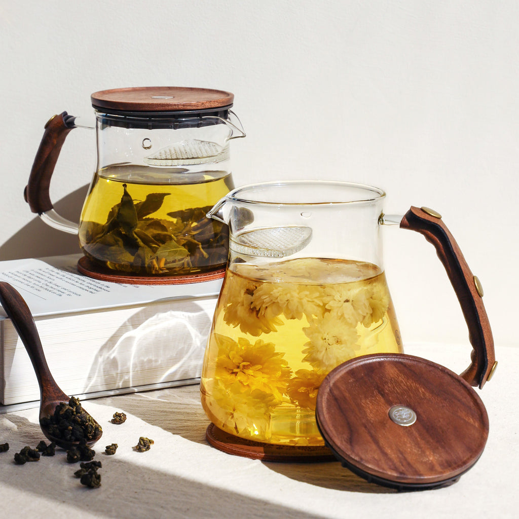 Modern Style Glass Teapot-Simple Brewing 750ml 8