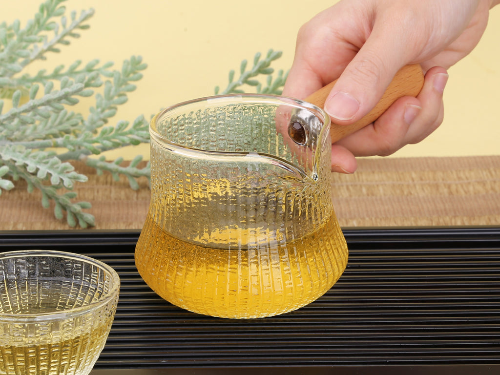 Chinese Tea Pitcher-Shell Glass Pitcher 8oz 5