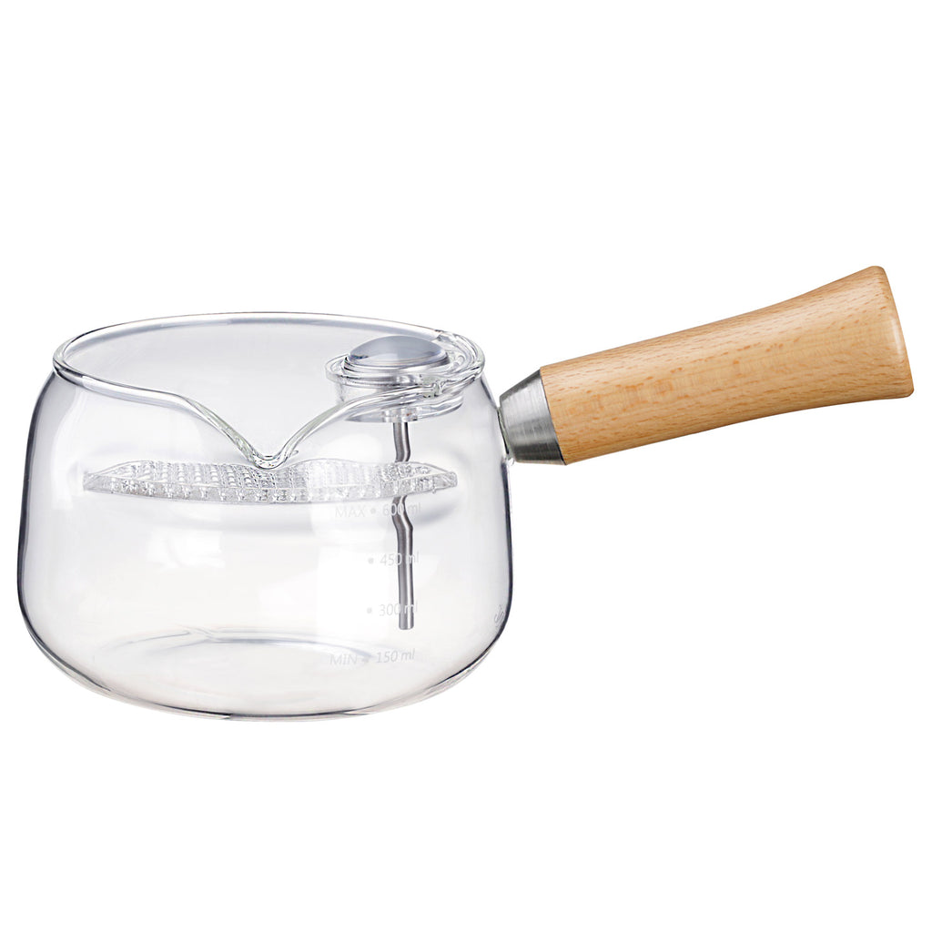 Tea Maker-Simple Thermometer Glass Pot