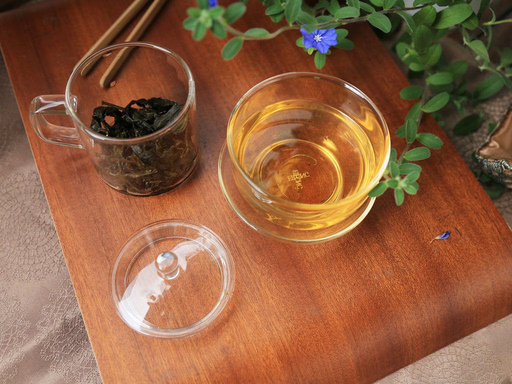 Clear Tea Cup Set-Glass Tea Tasting Set 11