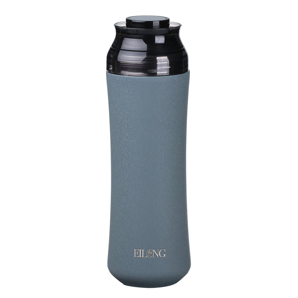 Vacuum Insulated Bottle-Enamel Thermos Bottle gray