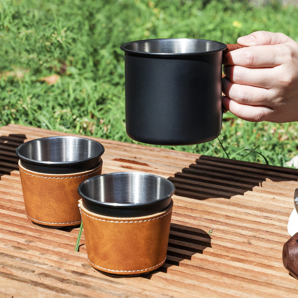 Portable Coffee Brewing Travel Set 9