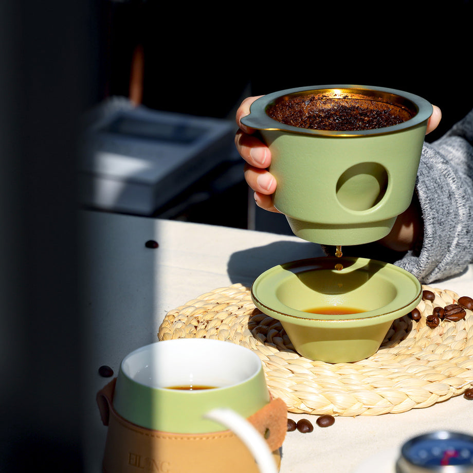 タイムレス ゴールデン コーヒー トラベル セット (220ml) – EILONG®