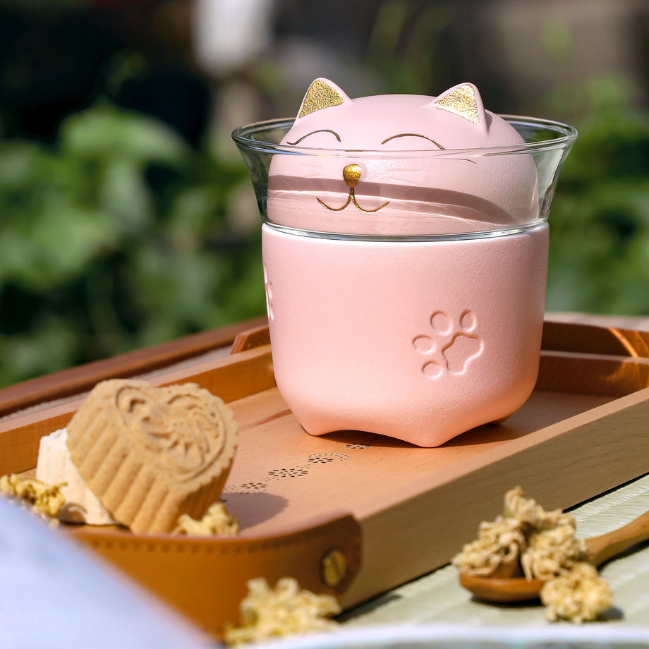 Travel Tea Set - Blissful Kitty Travel Tea Set | EILONG – EILONG®