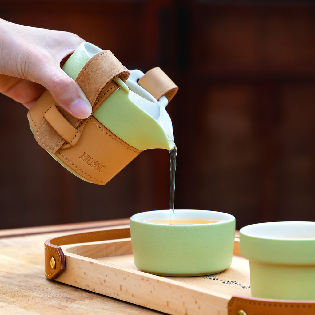 Modern Style Teapot Set-Traveler sharing set 4