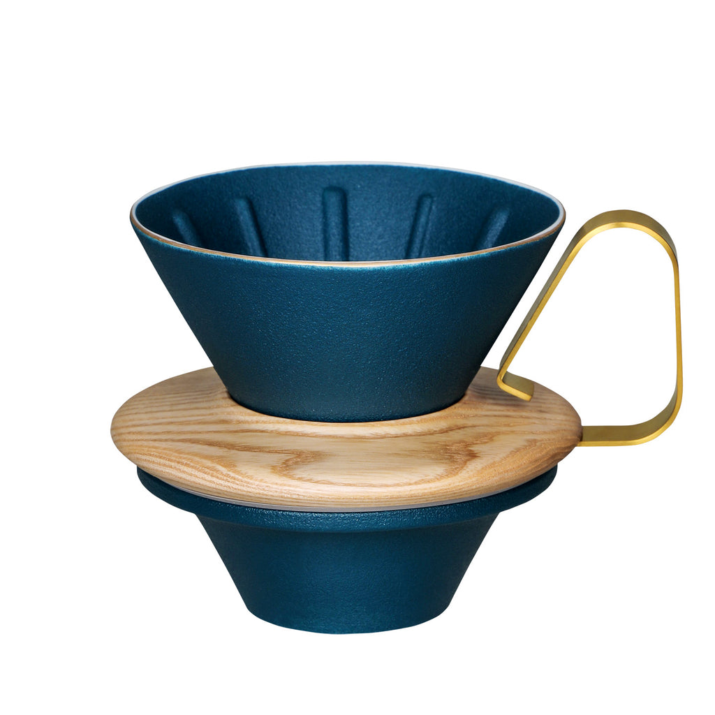 Ceramic Coffee Dripper-Seeker 1-2 cups blue
