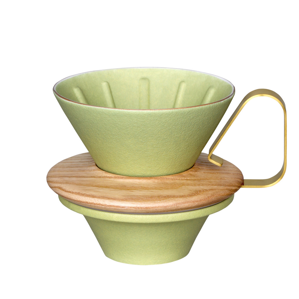 Ceramic Coffee Dripper-Seeker 1-2 cups green