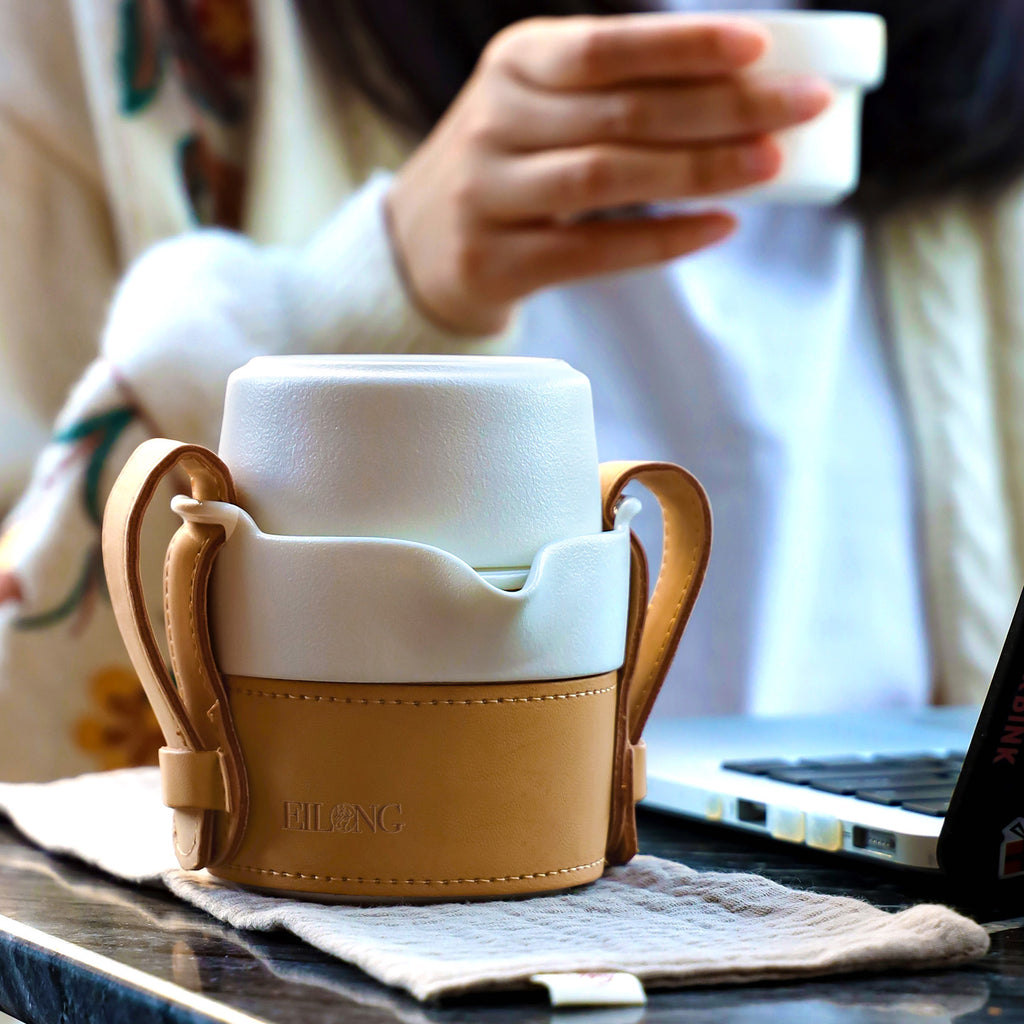 Stylish Travel Teapot Set-Traveler Bag Set 1
