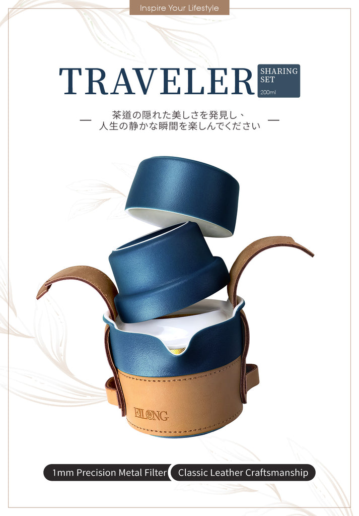 Modern Style Teapot Set-Traveler Sharing Set mb