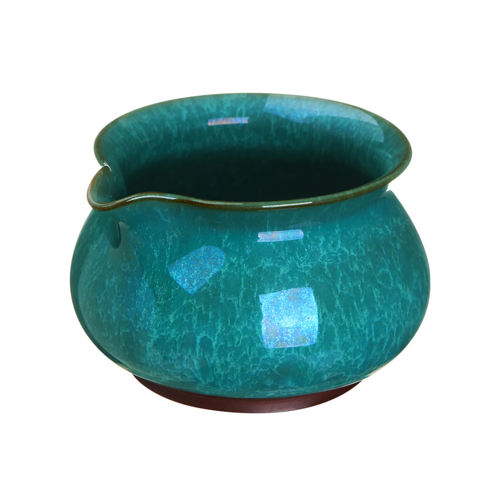Chinese Ceramic Kung Fu Tea Pitcher-Jade Glazed Pitcher Green