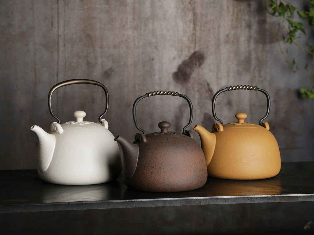 Ceramic Tea Kettle-Crescent Spring Kettle 1300ml 8