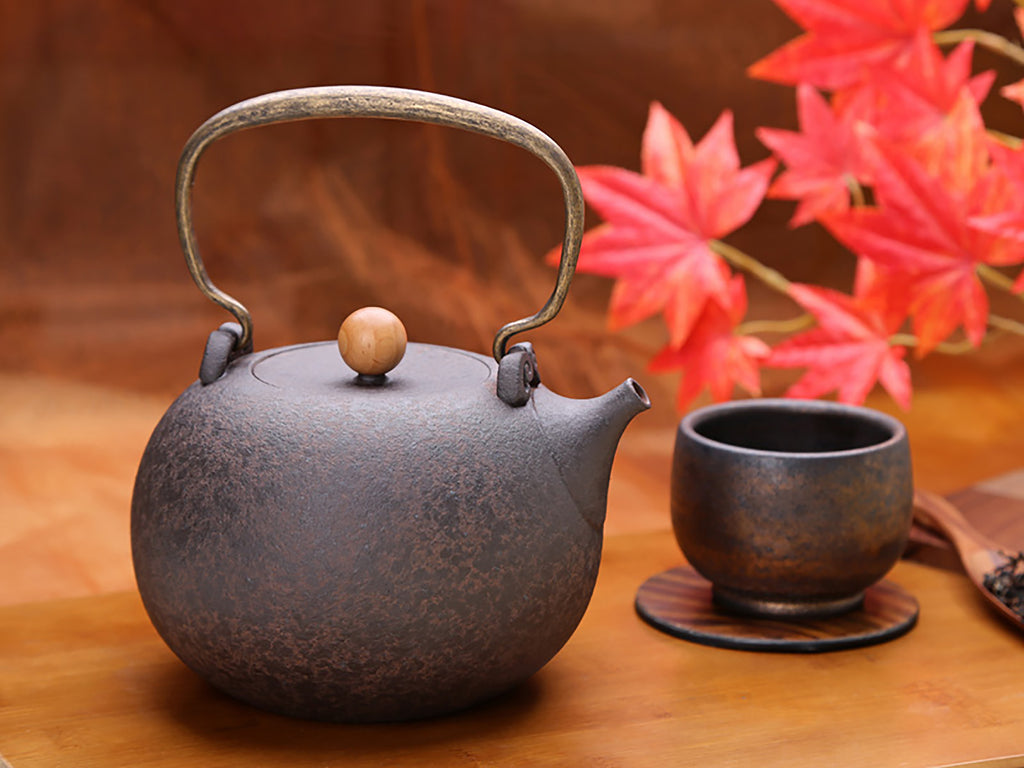 Ceramic Tea Kettle-Crescent Spring Kettle 1200ml 5