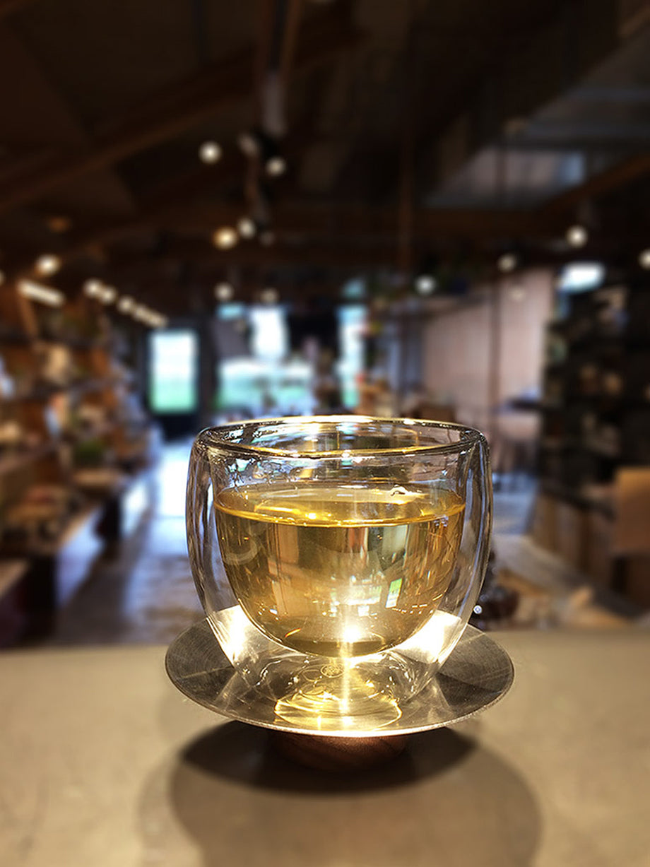Tall Solo Dual-Wall Glass Tea Cup - Taiwan Tea Crafts