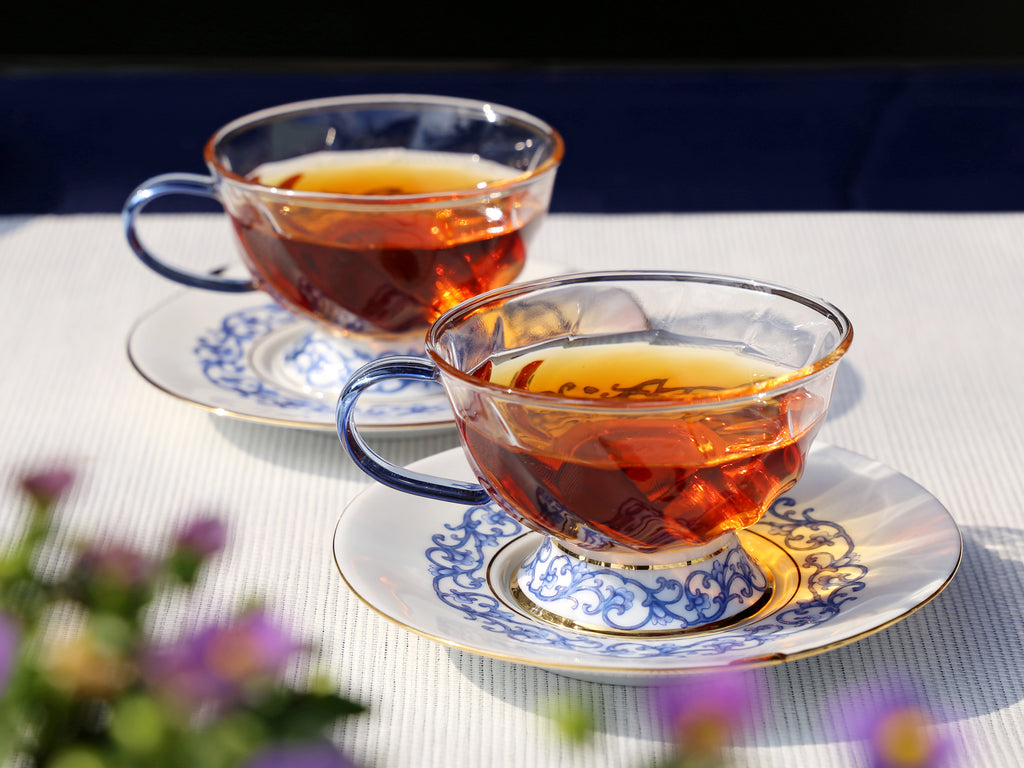 Glass Cup Set-Fusion Asia Tea Cup and Saucer 4