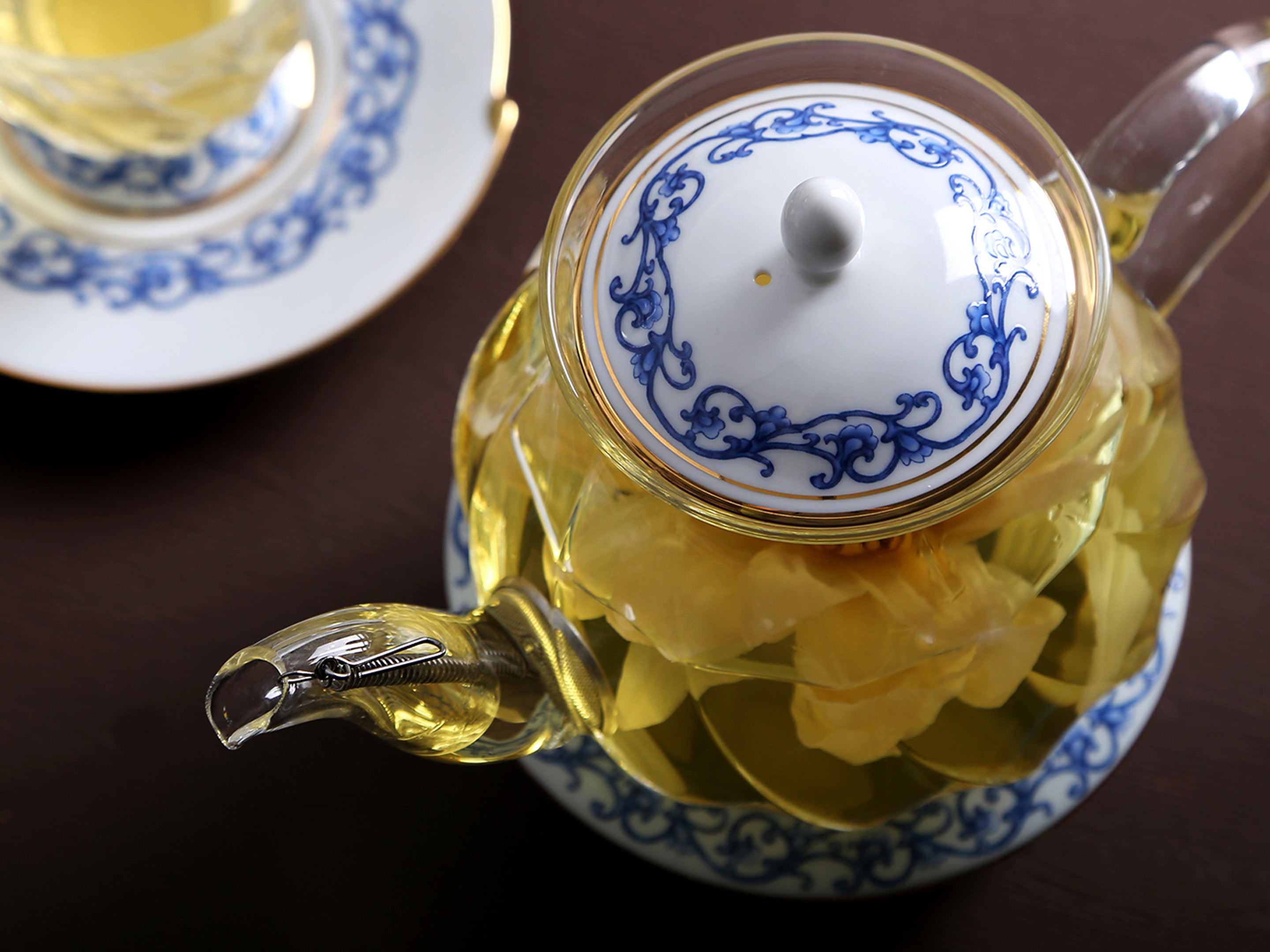 Glass Teapot with Infuser - Aurora Infuser Teapot 22oz – EILONG®