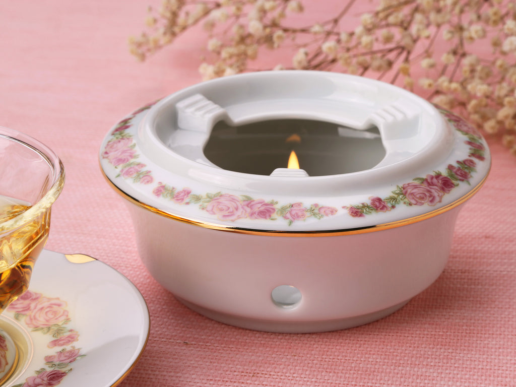 Ceramic Tea Warmer-Fusion Rose Teapot Warmer 01
