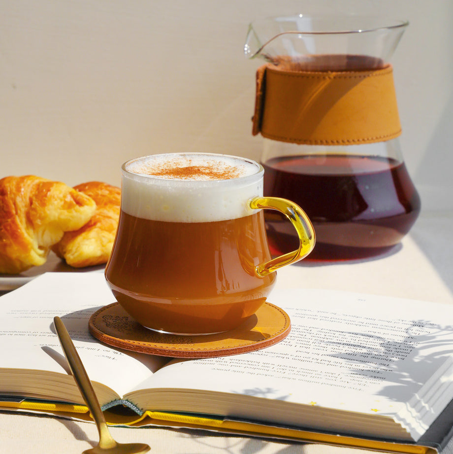 ガラス コーヒー カップ セット - 夜明け 9 オンス – EILONG®