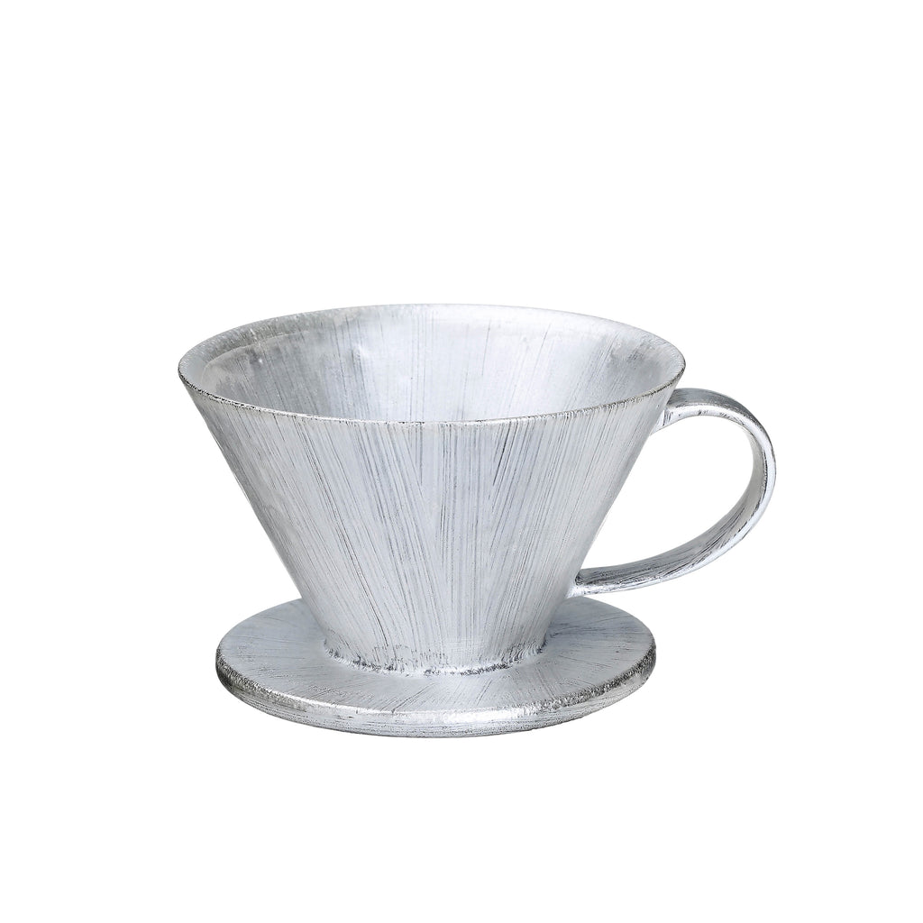 ceramic coffee dirpper-silver glaze