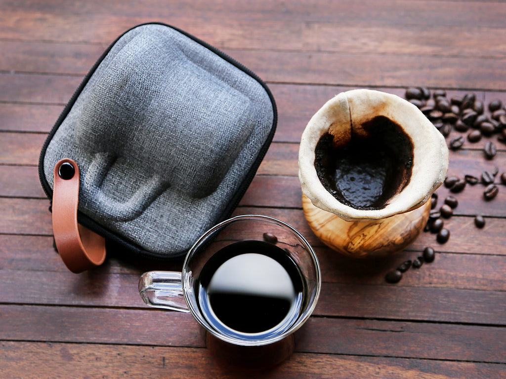 Pour Over Coffee Kit-Minimal Travel Coffee Dripper Mug Set 3